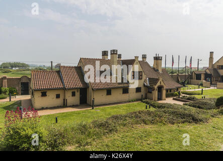 Atlantic Wall museum, Raversijde, OOSTENDE, Fiandre Occidentali, Belgio Foto Stock