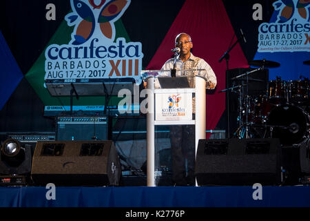 CARIFESTA XIII Cerimonia di chiusura, Kensington ovale, Bridgetown, Barbados, 29 agosto 2017 Foto Stock