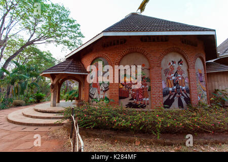 Africa,Malawi,Lilongwe district,Dedza. Museo delle Maschere Foto Stock