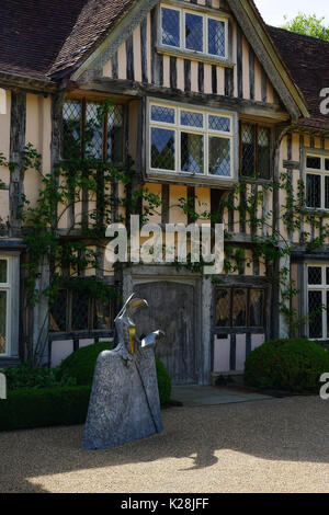 Lo sportello anteriore a Pashley Manor Foto Stock