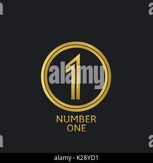 Primo luogo etichetta Illustrazione Vettoriale