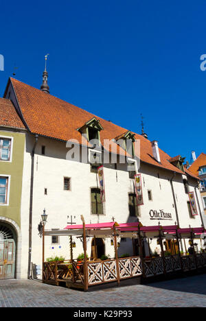 Olde Hansa, ristorante, Vanalinn, città vecchia, Tallinn, Estonia Foto Stock