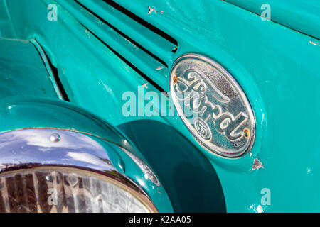 1938 Ford 85 V8 dettaglio del carrello Foto Stock