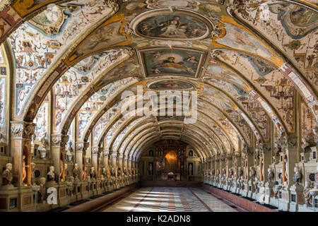 Lo stile rinascimentale Sala Antiquarium, Residenz ex palazzo reale, Monaco di Baviera, Germania Foto Stock