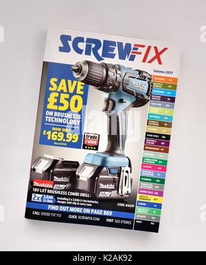 Screwfix retail store catalogo Foto Stock