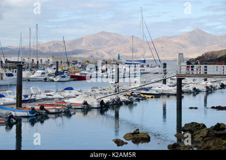 Puerto Del Carmen Porto Vecchio Foto Stock