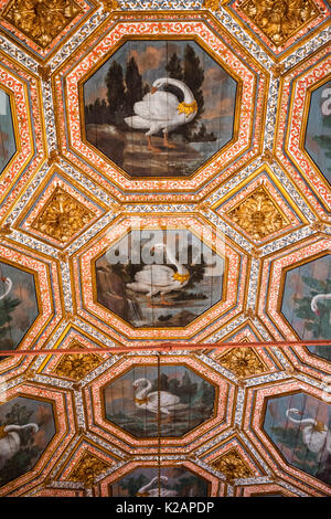 Sintra, Portogallo. visita al Palacio Nacional de Sintra, Palacio da Pena, quinta regaleira y Castelo dos Mouros Foto Stock