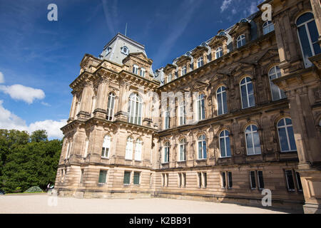 Il famoso Bowes Museum di Barnard Castle, nella contea di Durham, Regno Unito. Foto Stock