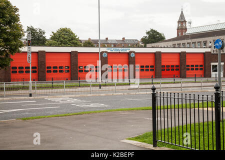 Stazione dei vigili del fuoco in Darlington,l'Inghilterra,UK Foto Stock