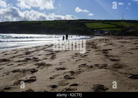 Praa sands beach, Cornwall, Regno Unito Foto Stock