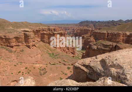 Charyn Canyon, Kazakistan. Agosto 2016. Foto Stock