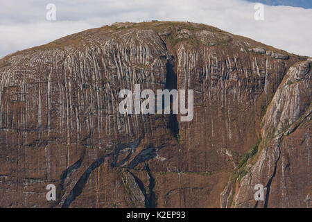 Vista aerea del monte Namuli, Mozambico, maggio 2011. Foto Stock