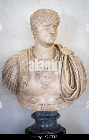 Giulio Cesare, busto in Gli Uffizi Galleria d'arte, Firenze, Italia Foto Stock
