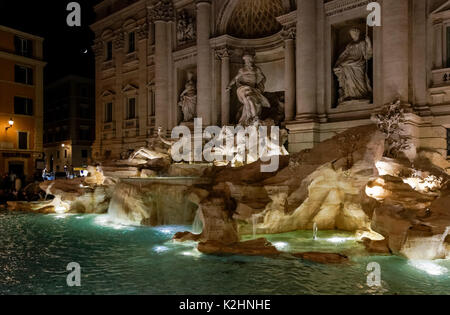 La fontana di Trevi a Roma, Italia Foto Stock