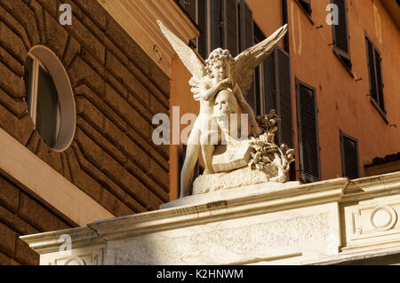 Angelo scultura a Roma, Italia Foto Stock