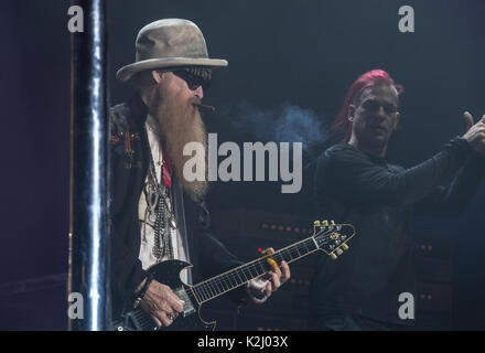 Ramblin' Uomo Fair 2017 - Giorno 3 dotata di: ZZ Top Dove: Kent, Regno Unito quando: 30 lug 2017 Credit: Ricky Swift/WENN.com Foto Stock