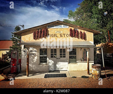 Veglia TRADING POST IN CHIMAYO NEW MEXICO Foto Stock