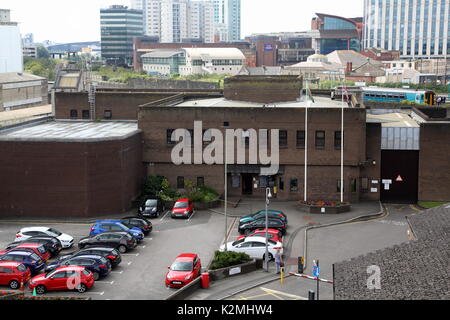 HMP Cardiff Prison, Wales, Regno Unito. Foto Stock