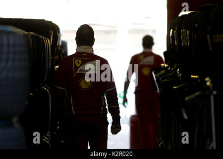 Sao Paulo, Brasile. Decimo Nov, 2017. Formula 1 Gran Premio del Brasile preparati Credito: Dario Oliveira/ZUMA filo/Alamy Live News Foto Stock