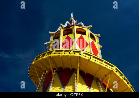 Close up Helter Skelter, Cardiff Bay. Foto Stock