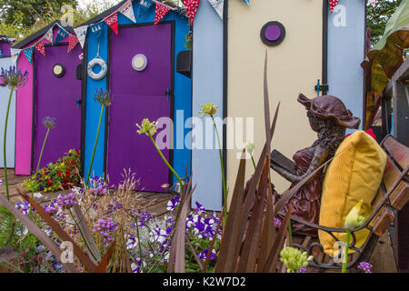 Southend Consiglio " Divertimento sul mare". RHS Hampton Court 2017. Progettista: Tony Wagstaff Foto Stock