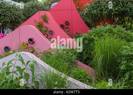 Silk Road giardino, Chengdu, in Cina. I progettisti di Laurie Chetwood e Patrick Collins Foto Stock