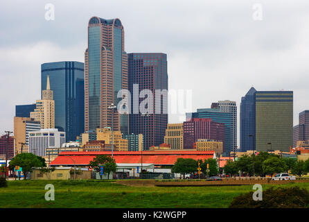 Grattacieli nel centro di Dallas Foto Stock