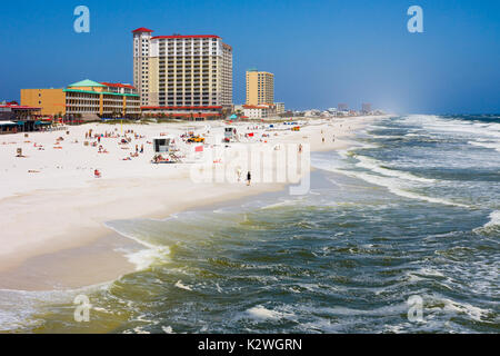 La spiaggia di Pensacola in Florida Foto Stock