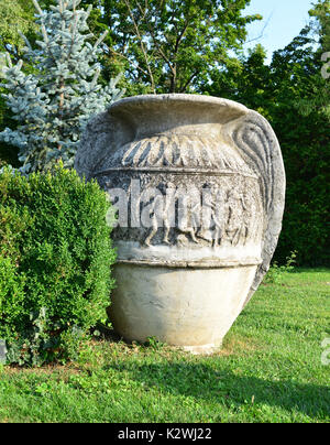 La città di Timisoara Romania Rose Park vaso dettaglio Foto Stock