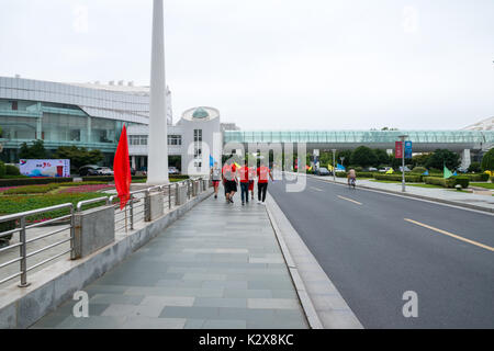 Zhejiang University di Hangzhou detiene studente Giochi Sport 2017 Foto Stock