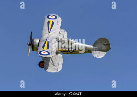 Gloster Gladiator - RAF bi-plane fighter Foto Stock