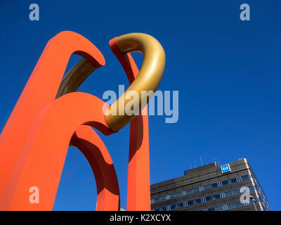 Iconica scultura alla stazione di Ueno, Tokyo Foto Stock