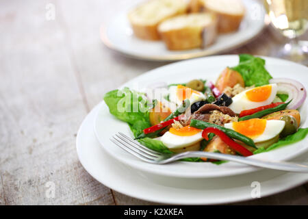 Insalata Nicoise, cucina tradizionale francese Foto Stock