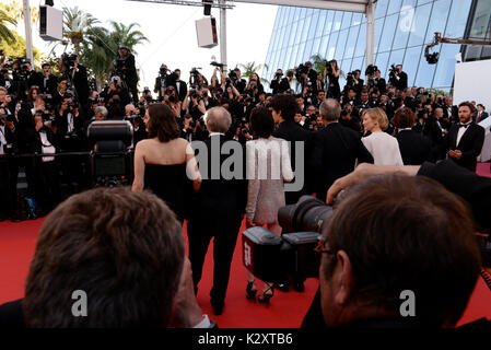 Maggio 16th, 2017 - Cannes atmosfera durante il settantesimo Cannes Film Festival. Foto Stock