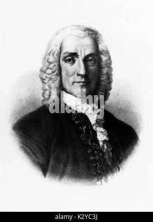 Domenico Scarlatti - ritratto. Italian clavicembalista e compositore 1685-1757 Foto Stock