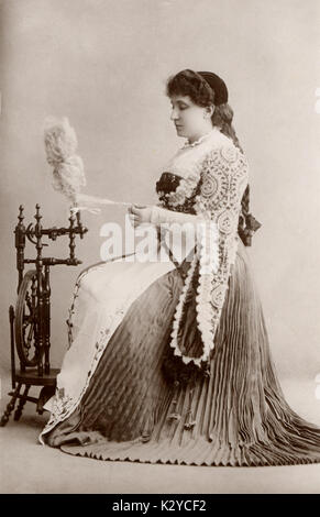 Nellie Melba come Marguerite in Gounod 'Faust'. Australian soprano (1861-1931). Foto Stock