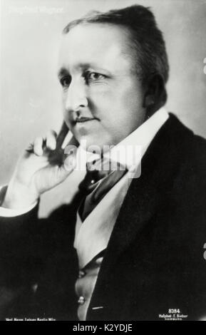 Siegfried Wagner. Compositore tedesco e conduttore. Figlio di Richard Wagner. (1869-1930). Foto Stock