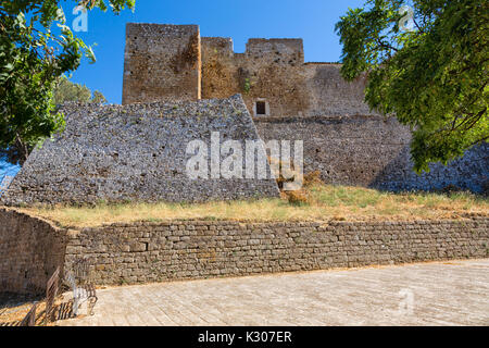 Piazza Armerina (Sicilia, Italia) - Castello Aragonese Foto Stock