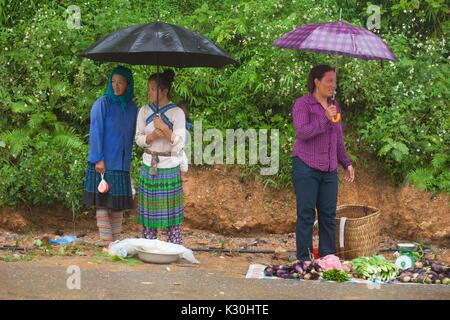 Gruppo etnico in Vietnam Foto Stock