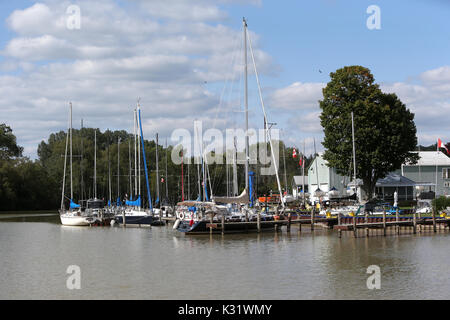 Barche di Port Stanley Ontario Canada Foto Stock