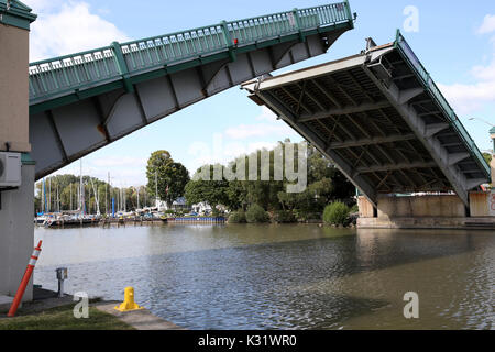 Barche di Port Stanley Ontario Canada Foto Stock