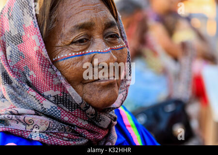 Il Comcac o Seris, è un popolo indigeno in Messico Sonora. Il suo territorio comprende un grande deserto e Tiburon isole del Golfo di California. Foto Stock