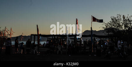 Il Comcac o Seris, è un popolo indigeno in Messico Sonora. Il suo territorio comprende un grande deserto e Tiburon isole del Golfo di California. Foto Stock
