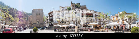 Città di Cazorla, la piazza Santa Maria, jaen, Spagna Foto Stock