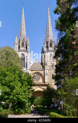 Cattedrale di Sainte-Marie a Bayonne, una città del dipartimento Pyrénées-Atlantiques, nella regione Nouvelle-Aquitaine del sud-ovest della Francia Foto Stock