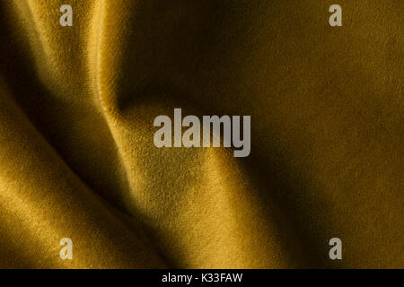 Golden capre angora velluti che assomiglia in tessuto di velluto, miscelata con seta naturale thread. mohair tessile. cashmere, velluto camoscio e camoscio effetto. per u Foto Stock