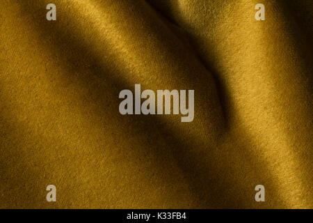 Golden capre angora velluti che assomiglia in tessuto di velluto, miscelata con seta naturale thread. mohair tessile. cashmere, velluto camoscio e camoscio effetto. per u Foto Stock