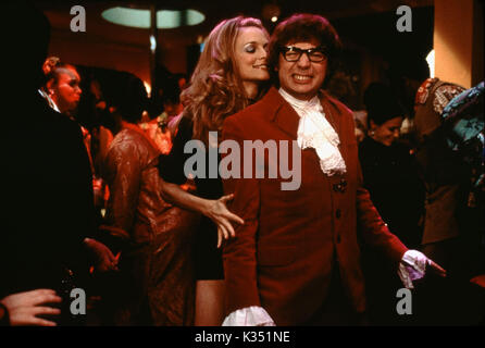 AUSTIN POWERS: The Spy Who Shagged Me Heather Graham, Mike Myers data: 1999 Foto Stock