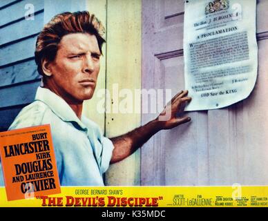 Il diavolo il discepolo, aka: Der Teufelsschüler, Großbritannien/STATI UNITI D'AMERICA 1959, Regie: Guy Hamilton, Alexander Mackendrick, Darsteller: Burt Lancaster Foto Stock