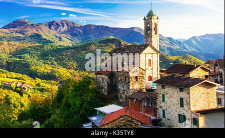 Castelcanafurone pittorica village,vista panoramica,emilia romagna,l'Italia. Foto Stock